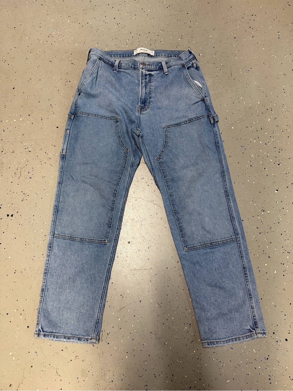 Hollister Loose Fit Denim Carpenter Jeans Men Size 30x30